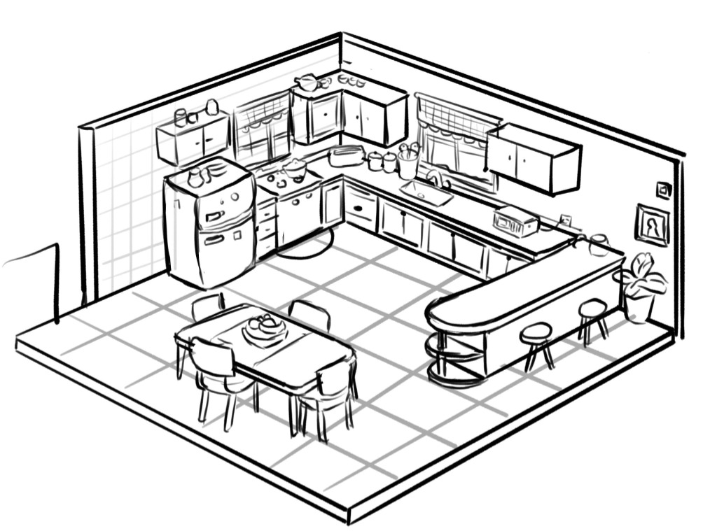 Kitchen Sketch
